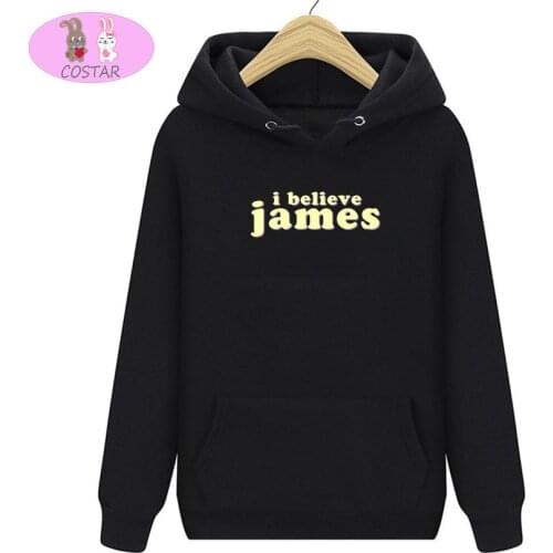 COSTAR Popular Charles Merch I Love James Printed Fashion Hoodies Pullover Harajuku Hooded Sweatershirt Unisex