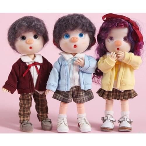 Ob11 childrens School Uniform suit suger 12 points BJD clothes Meijie pig GSC piccordo Molly childrens clothes