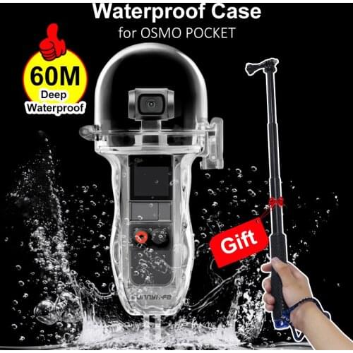 DJI Osmo Pocket Dive Case Housing Waterproof Case or Protective Diving Case Shell 60M Depth Camera Osmo Pocket Accessories