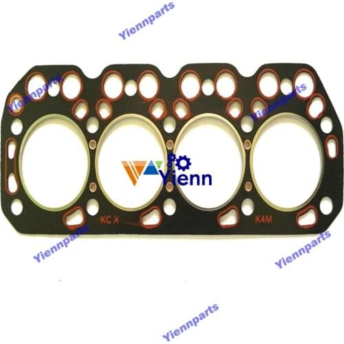 For Mitsubishi K4N Cylinder Head Gasket MT408 MT468 TRACTOR KOBELCO SK050-1 SK045-2 SK045-1 EXCAVATOR