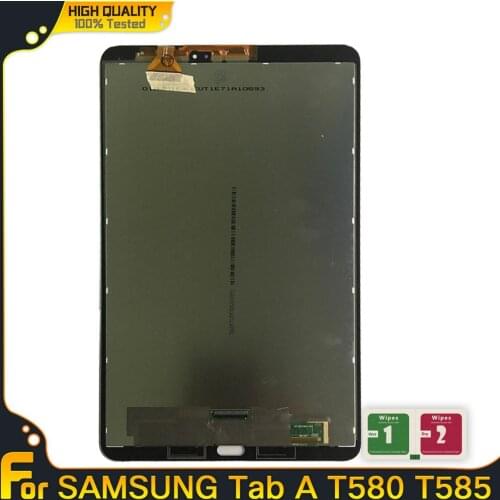 For Samsung GALAXY Tab A 10.1” T580 T585 SM-T580 SM-T585 LCD Display Touch Screen Panel Sensor Digitizer Assembly Replacement