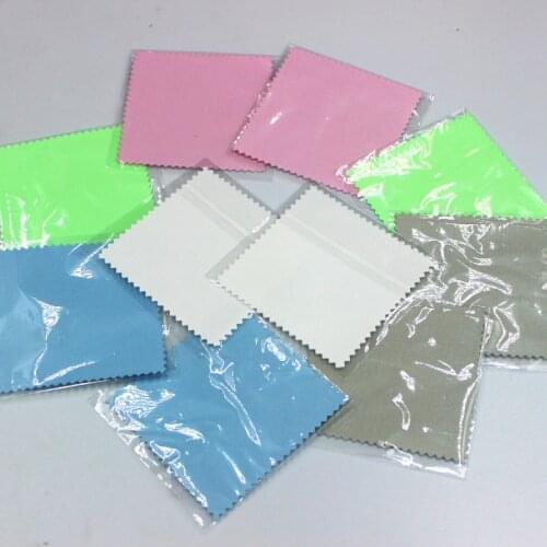 50pcs/Pack Individually Packaged Polish Cleaning Polishing Cloth With Package Cleaning Cloth Wiping Cloth Of Jewelry