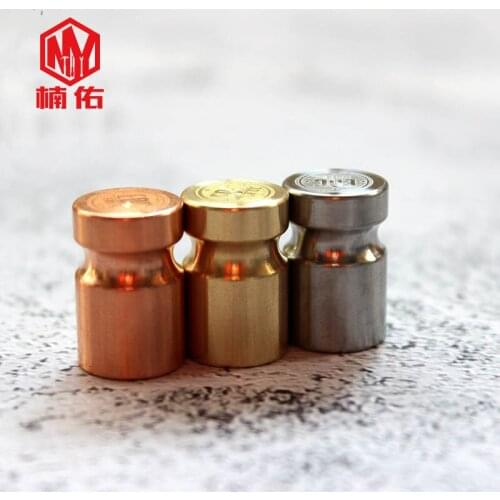 1PC Brass Titanium Suction Cup Magnet Cylindrical Non-Perforated Magnet Hook Strong Neodymium Magnet Boron Anti-Collision Magnet