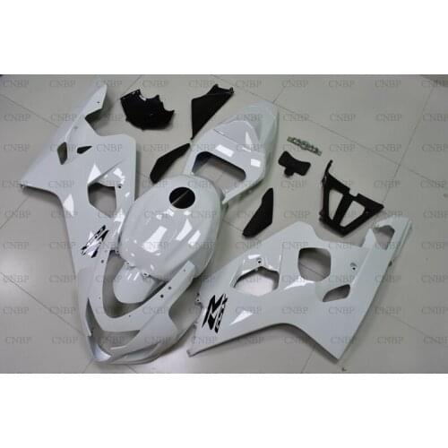 For Suzuki GSXR600 2004 - 2005 K4 Fairing GSXR750 05 Full Body Kits GSX R 600 05 White Fairings
