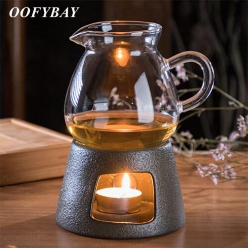 OOFYBAY Decorative Ceramic Candlesticks