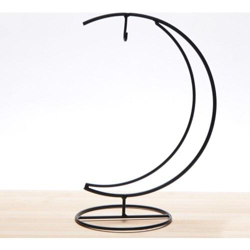 Micro Landscape Figurines Frame Wrought Iron Candlestick Romantic Wedding Candle Holder Glass Ball Lantern Cabin Hanging Stand