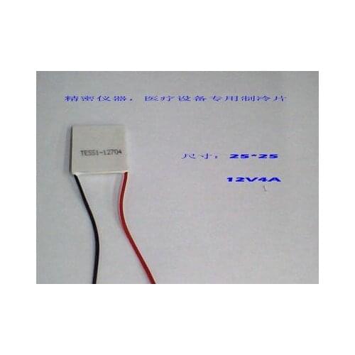 Semiconducting Peltier Cooler TES1-12704 12703 25 * 25MM 12V4A3A Medical Micro-Pill