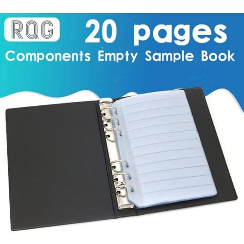 Resistor Capacitor Inductor Blank SMD Components Empty Sample Book For 0402/0603/0805/1206 Electronic Component