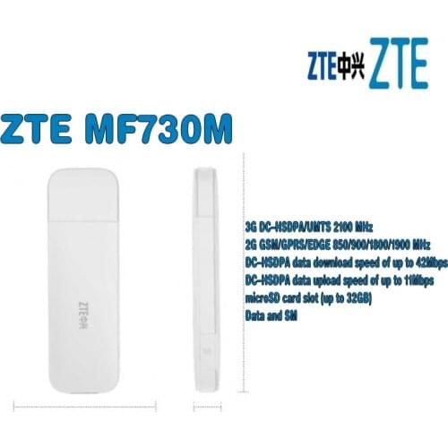 UNLOCKED ZTE MF730 3G DC-HSDPA 42.2 Mbps