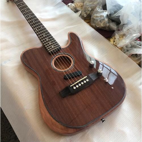 Factory outlets, electric guitar, acoustic guitar dual-purpose guitar, rose wood fingerboard, rose wood bridge, postage