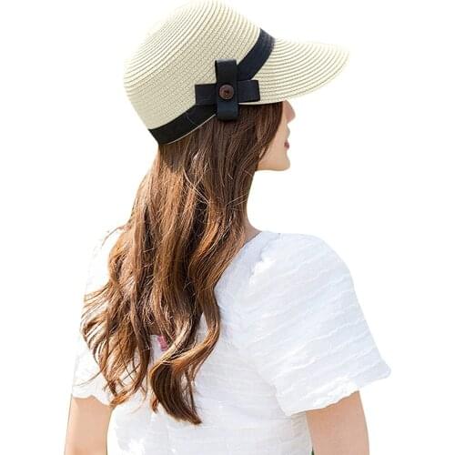 Foldable Knitted Mesh Hats For Women Baseball Equestrian Cap Adjustable Leisure Cycling Holiday Vacation Beach Sun Hats