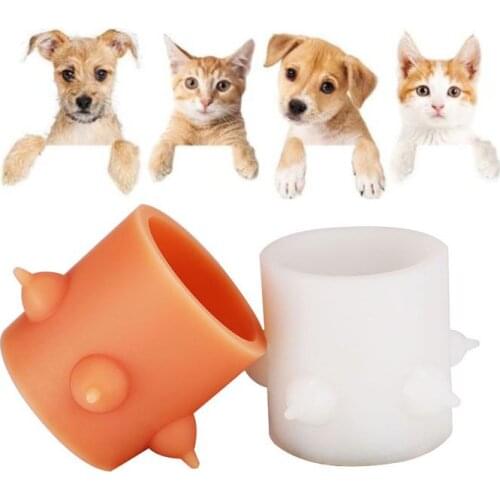500ML Pet Silicone Bubble Milk Bowl Outdoor Portable Dog Cat Milk Feeder Food Container Pet Dispenser for Puppies Kittens