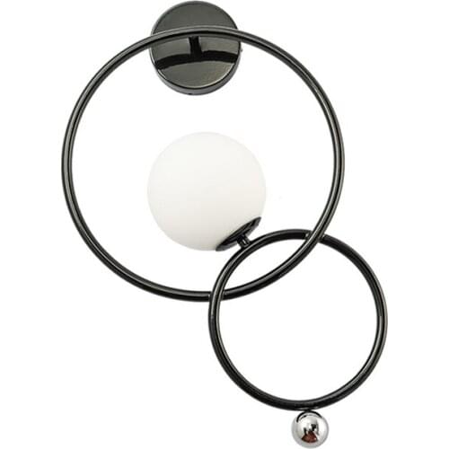 Nordic Post-modern Geometric Ring Wall Lamps Designer for Living Room Dining Room Bedroom Series Sconces Lights Deco Lighting