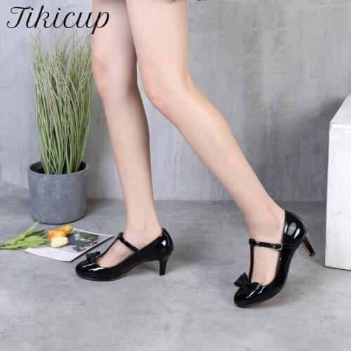 Женские туфли Мэри Джейн Tikicup China At AliExpress