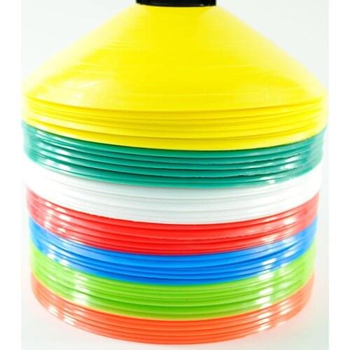 Outdoor Sport Football Soccer Rugby Speed Training Disc Cone Cross Track Space Marker Inline Skating Cross Speed Training 10PCS