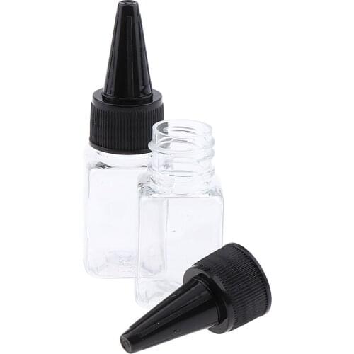 Pack of 15, 10mL Mini Empty Plastic Bottles for Samples,Mixes,DIY Beauty