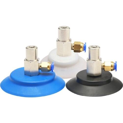 Vacuum Suction Cup Industrial Pneumatic PFYK-60 80 95 Single Layer Imported Silicone Manipulator Accessories Vacuum Suction