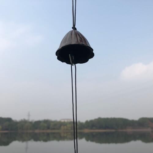 Japanese Furin Windchime Nanbu Cast Iron Metal Temple Garden Home Decor