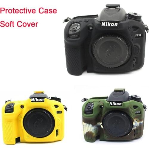 Protective Cover Case for Nikon D7100 D7200 Silicone Armor Skin Case Body Cover Protector Body DSLR Camera Protecting