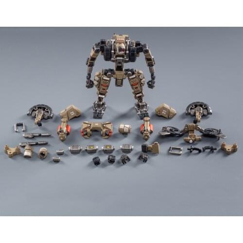 1/18th Scale JOYTOY JT1019 X-HH02 Hurricane-Heavy Firepower Dual Mode Mecha (Sand)