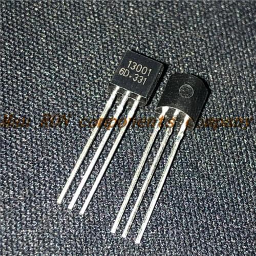 20PCS/LOT MJE13001 13001 TO-92 TO92 E13001 triode transistor New original In Stock