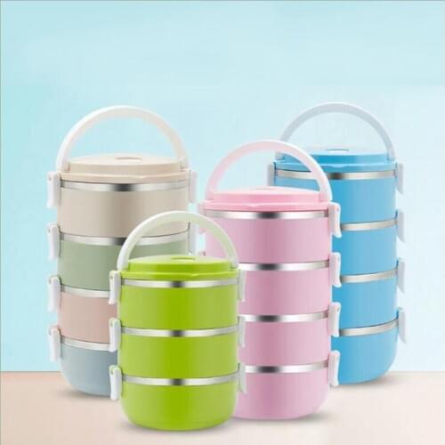 304 Stainless Steel Japanese Lunch Box Thermal For Food Portable LunchBox For Kids Picnic Office Workers School