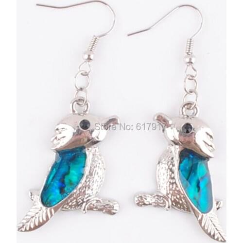 5 Pairs Fashion Women Jewelry New Zealand Abalone Shell Beads Dangle Earrings TR575