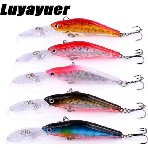 5Pcs Minnow Fishing Bait 8g/10cm artificial Hard Bait Swim Wobbler Crankbait Fishing Lure Pesca Plastic Fishing Tackle