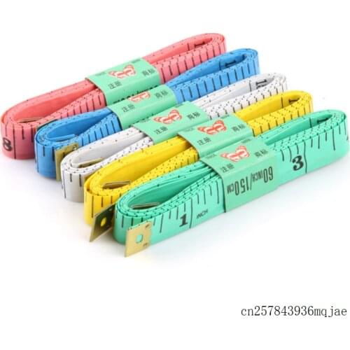 500pcs Sewing Tailor Tape Body Measuring Rulers Sewing Ruler Meter Sewing Measuring Tape Random Color