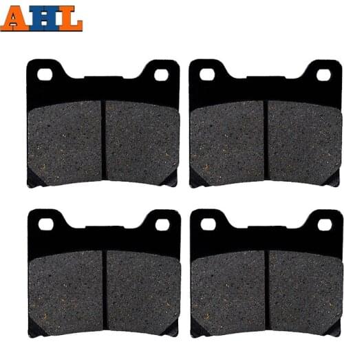 2 Pairs Motorcycle Brake Pads for YAMAHA YX 600 YX600 Radian 1986-1990 Black Brake Disc Pad