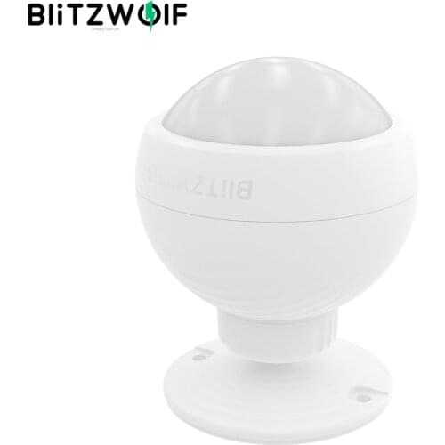 BlitzWolf BW-IS3 Zigbee PIR Sensor Detector Wireless Control Smart Home Infrared Detection Human Body Movement Sensor Alarm