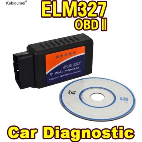 Kebidumei New Up 2017 Car OBD2 Diagnostic Tool ELM327 Wifi OBDII Scanner V 1.5 Wireless High Quality Car Accessories