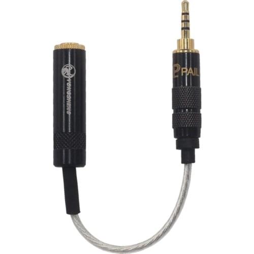HiFi 2.5mm Balanced Male to 3.5mm Stereo Female Audio Connection Adapter Cable for Astell&Kern AK100II, AK120II, AK240, AK380