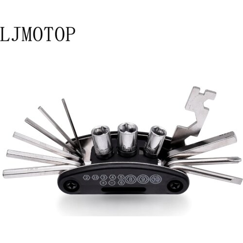 Motorcycle Repairing Tools 15 In 1 Multifunction Wrench Screwdriver For Honda CB1100 GIO CRF1000L AFRICA TWIN CBF 1000 CB600F