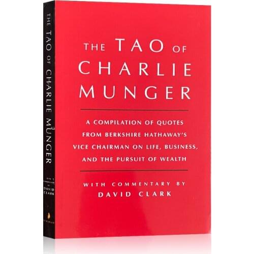 The Tao of Charlie Munger By David Clark Financial Investment Idea In English Reading Book for Adlut