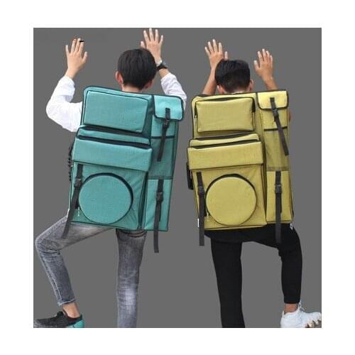 Fashion Art Bag For Painting Supplies Sketchpad Waterproof Artist Bag Foldable Large Drawing Bag