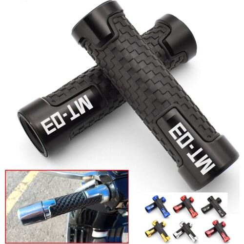 MT-03 For Yamaha MT03 MT 03 2005 - 2016 2017 2018 2019 2020 2021 Motorcycle Non Slip Handlebar Grips Throttle CNC Hand Bar Grips
