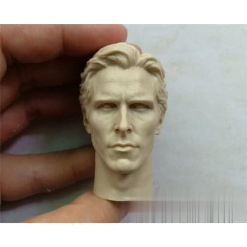 Unpainted 1/6 Scale Movie Character Belwayne Head Sculpt Head Model For Action Figure Dolls Body Sketch Practice