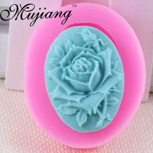 Food Grade Silicone Molds Rose Flower Cake Decorating Fondant Mold Kitchen Baking Resin Clay Chocolate Candy Moulds