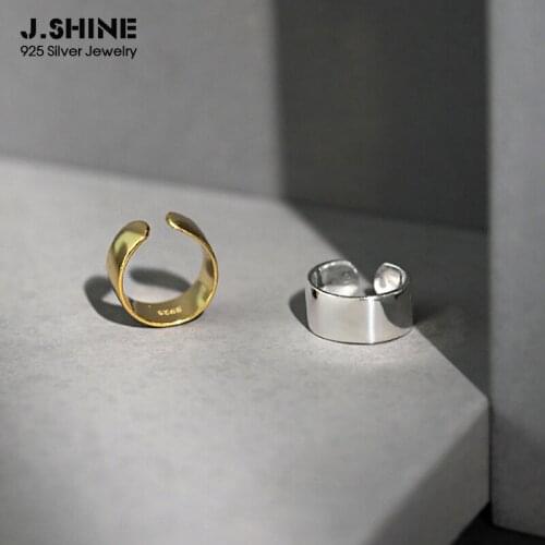 JShine 1pc Clip on Ears Sterling Silver 925 Fashion Simple Ear Cuff Clip Earring without Piercing for Women Minimalist Jewelry