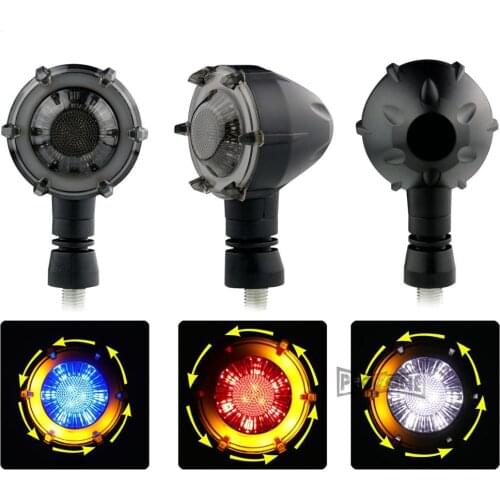 Motorcycle Signal Light LED Super Bright Motorcycle Turn Signals Lights Mini Night Warning Lamp Motorcycle Daytime Running Light