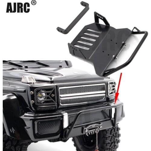 TRAXXAS TRX-4 G500 TRX-6 G63 Metal Front Bumper Wilderness Bumper CNC Servo Forward