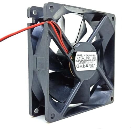 Computer fan 92mm for NMB 3610KL-04W-B29 9CM Quiet dual ball bearing fan air flow Cooling fan