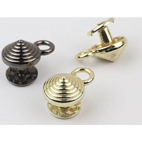 1pcs Metal Screw Back Rivets Chain Buckle Rivet for Leather Studs Nail Garment Leather Craft Belt Wallet Bag Decoration Hardware