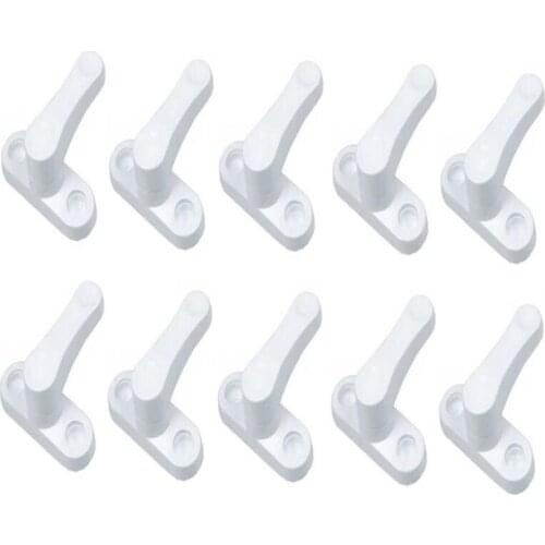 10 Pieces PVC Door Window Safety Lock Pimapen Home Child Baby Safety Lock Safety Lock PVC Window product in 6cm size