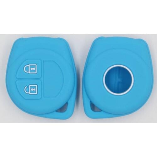 2PC Car Key Case Cover For Suzuki Amagatarai Grand Vitara Swift Ignis SX4 Liana Aerio Vitara Jimny Vitara XL7 Silicone