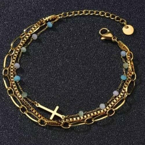 21 Supernatural New Year Gifts for Girls, Hallyu Accessories, Stainless Steel Titanium Steel Steampunk Undefined Ladies Bracelet