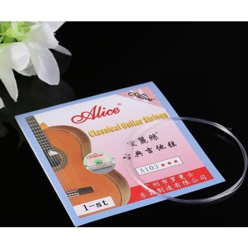 Alice A103 Nylon String 1-st E 028 / 2-nd B 032 High Tension For Classical Guitar F2TC