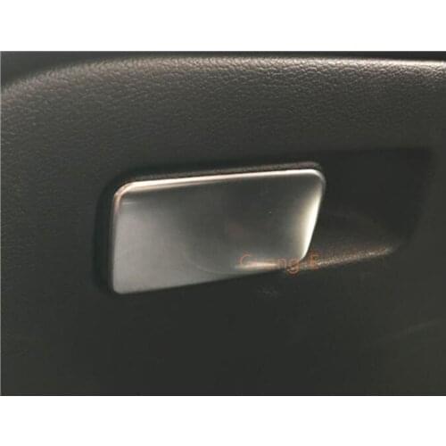 Car Stainless Steel Co-pilot Glove Storage Box Front Trim Lamp Panel Frame 1pcs For Hyundai Solaris Accent 2017 2018 2019 2020