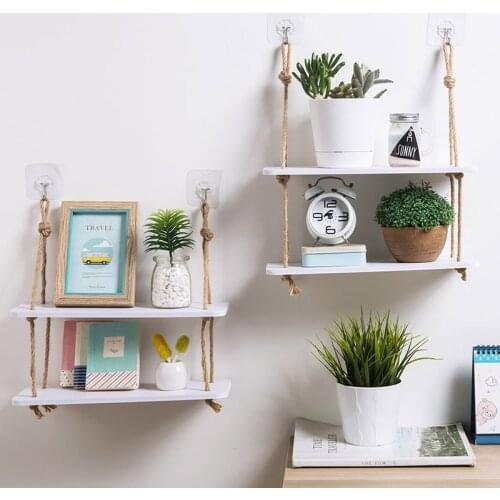 PVC DIY Decorative Wall Shelf Storage Rack Organization for Kitchen Kid Room Wall Decoration Holder Home Decor wall shelf
